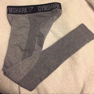 XS Gymshark Flex Leggings Steel Blue/Navy Marl
